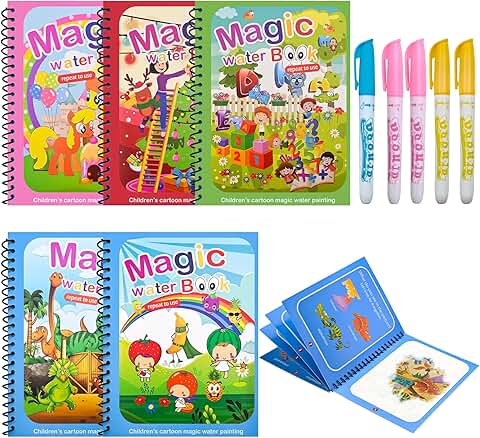 Magic Water Coloring Book